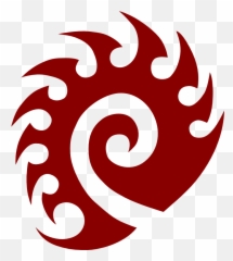 Zerg - Starcraft 2 Race Symbols Full Size PNG Download Logo