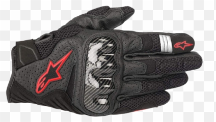 7 Best Motorcycle Gloves - Leather Textile Mesh March Smx 1 Air V2 Black Red png