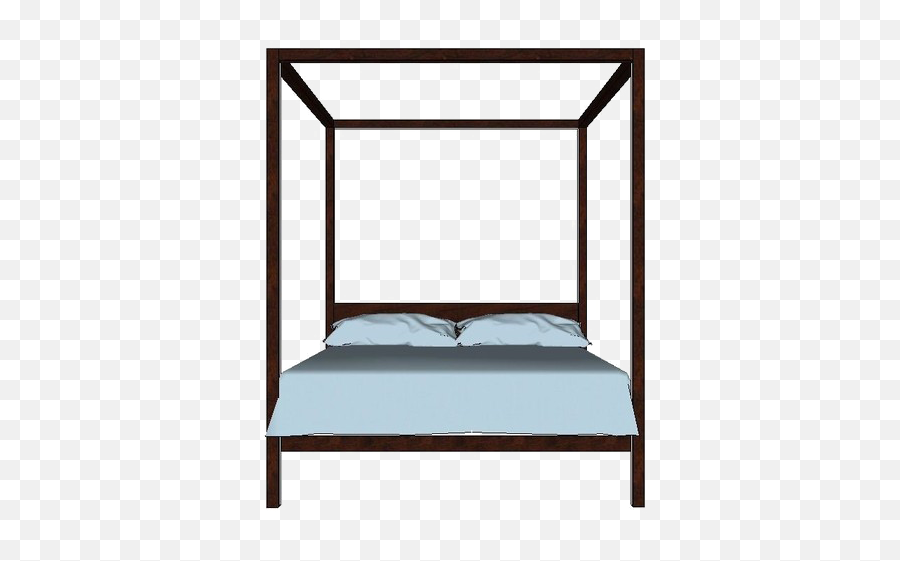 Four - Poster Bed Transparent Png Png Mart Transparent Canopy Bed Png,Canopy Png