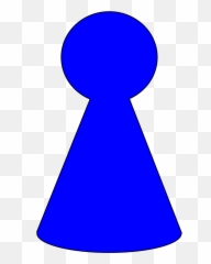 Ludo Piece - Peacock Blue Clip Art Image ClipSafari png