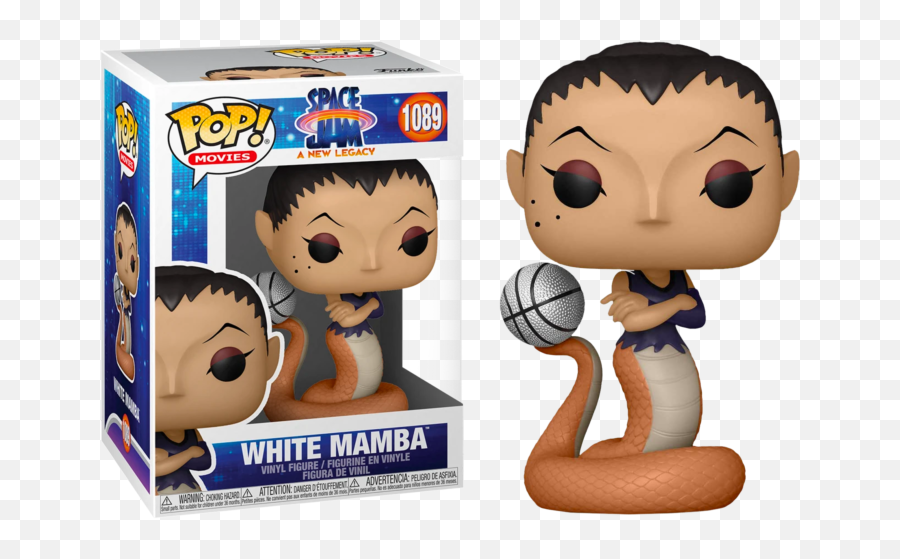 Funko Pop Space Jam 2 A New Legacy - White Mamba 1089 Space Jam 2 Funko Pop White Mamba Png,Witcher 3 White Hand Icon