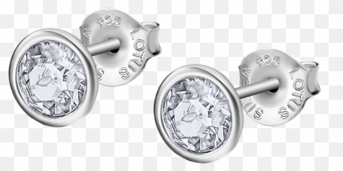 Lotus Silver Womenu0027s Earrings Charming Lady Lp2001 - 41 Lotus Silver Charming Lady Earrings png