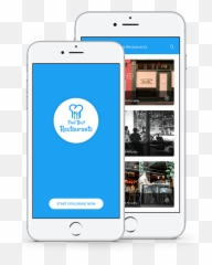 Iphone Clipart Application Software - Wordpress Landing Page Restaurant Mobile Design png