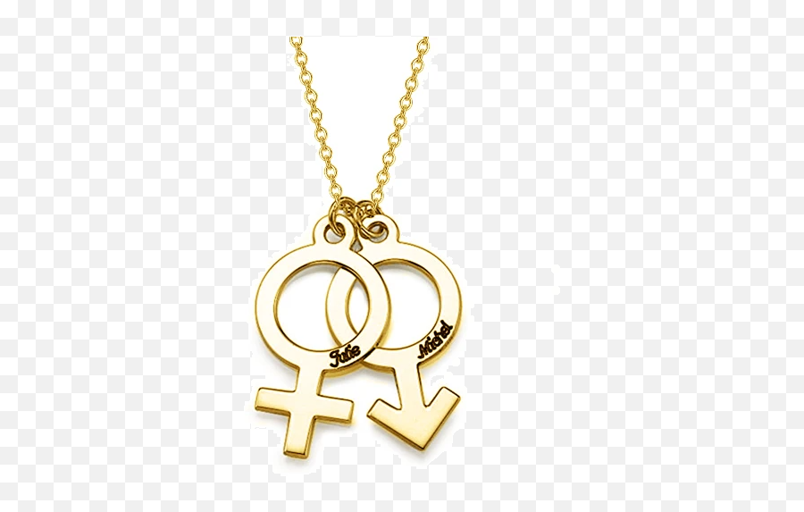 Personalized Simple Gender Symbol Necklace Adjustable 16u201d - 20u201d Solid Png,Gender Icon