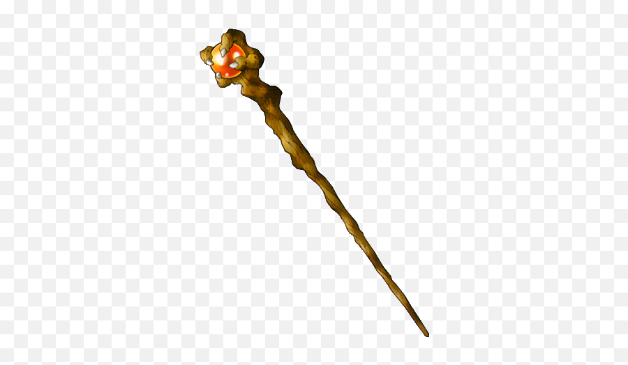 Download Wizard Staff Png Graphic Library Stock - Wizard Dragon Quest Wand,Staff Png