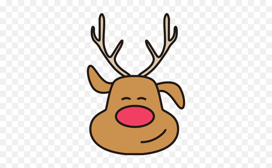 Rudolph Transparent Png - La Cabeza De Un Reno,Rudolph Png