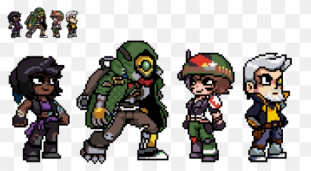 Pixelart Of The New Vault Hunters - Borderlands 3 Pixel Art Png,Borderlands 3 Png