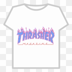 Purple Fire Thrasher Logo - Roblox Flame Thrasher Logo Transparent Png,Thrasher Png