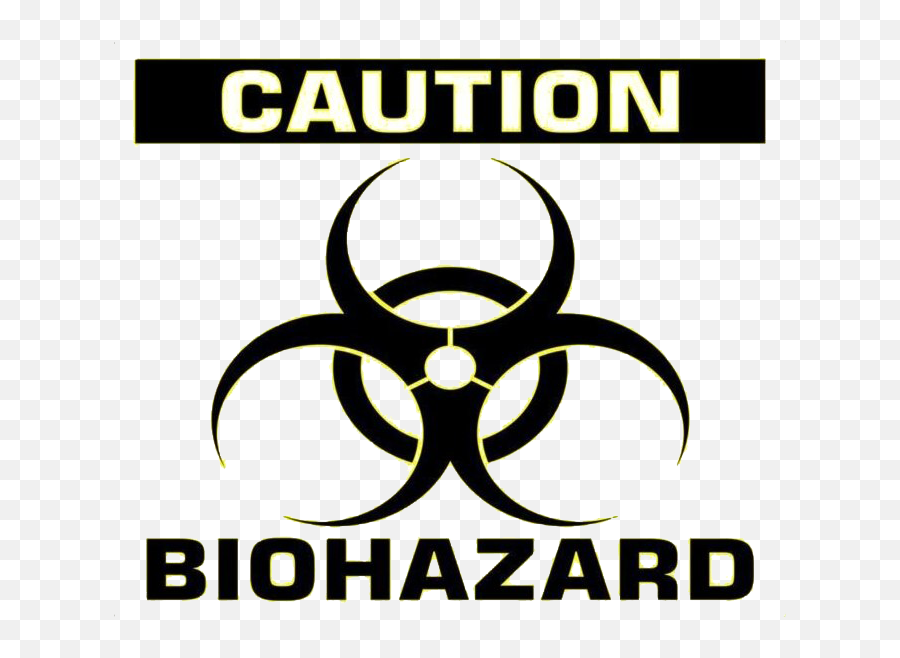 Biohazard Sign Png Clipart Mart - Bio Hazard Sign Hd,Caution Sign Png