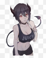 Anime Girl - Cute Anime Demon Girl Png,Hot Anime Girl Png