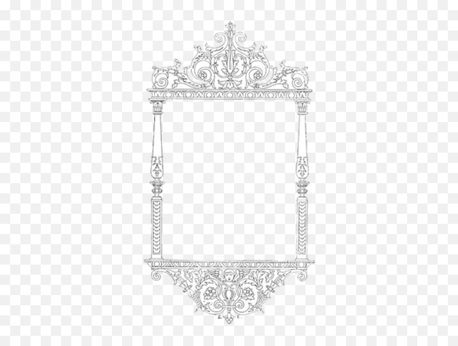 Filigree Silver - Silver Frame Vector Png Hd,Silver Frame Png
