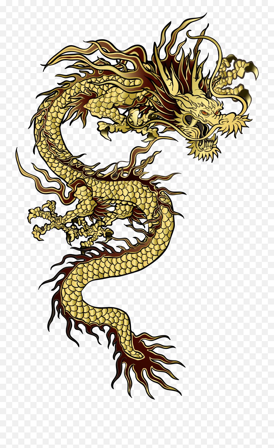 Vector Design Asia - Dragon Tattoo Designs Png,Asian Dragon Png