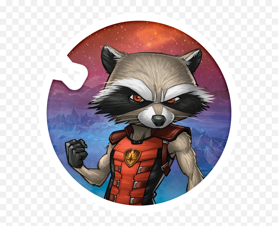 Brandloyalty Solutions Marvel Shieldz - Illustration Png,Rocket Raccoon Transparent