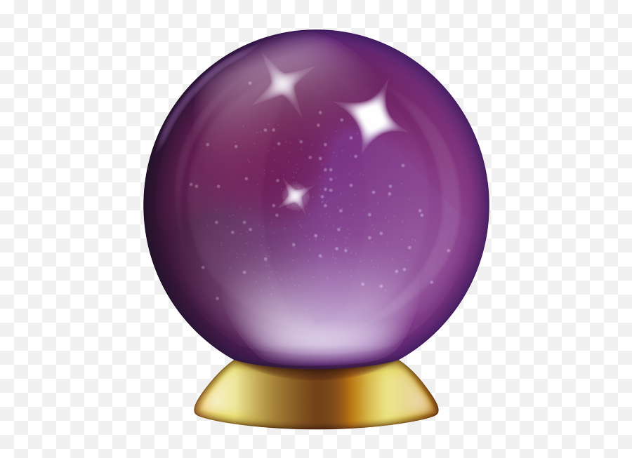 Download Crystal Ball Emoji Png - Crystal Ball Emoji Png,Sphere Png