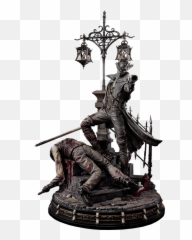 The Old Hunters - Bloodborne Man Size Statue png