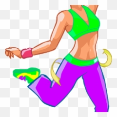 Clip Art Of Zumba Image - png