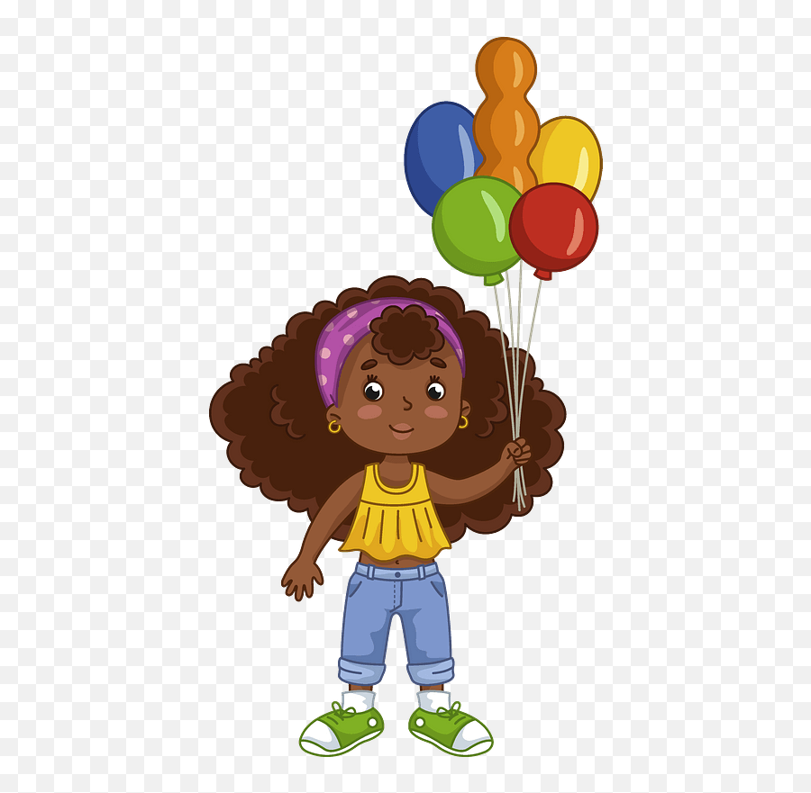 Birthday Girl Clipart - Cartoon Png,Girl Clipart Png