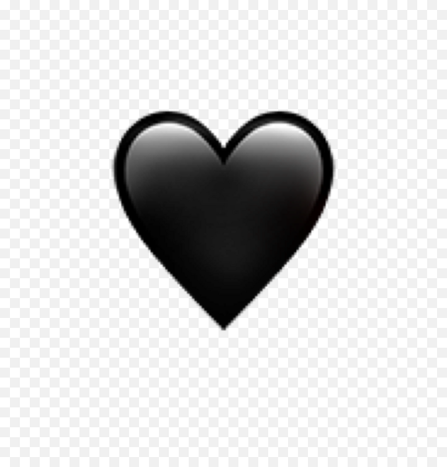 Black Heart Png Transparent Image Arts - Black Heart Emoji Apple,Emoji Hearts Transparent