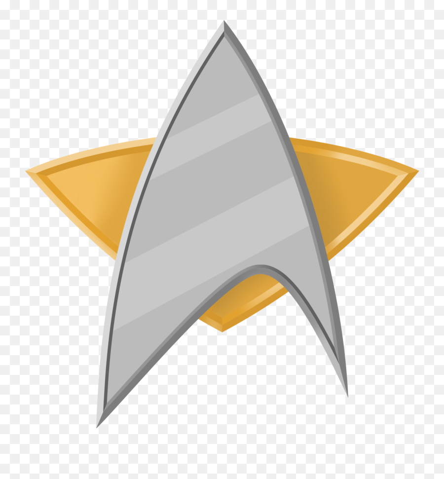 Star Shaped Starfleet Insignia - Next Generation Starfleet Insignia Png,Star Trek Logo Png