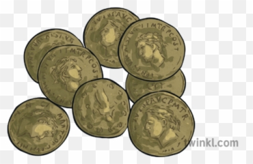 Roman Coins No Background Illustration - Twinkl Cash png