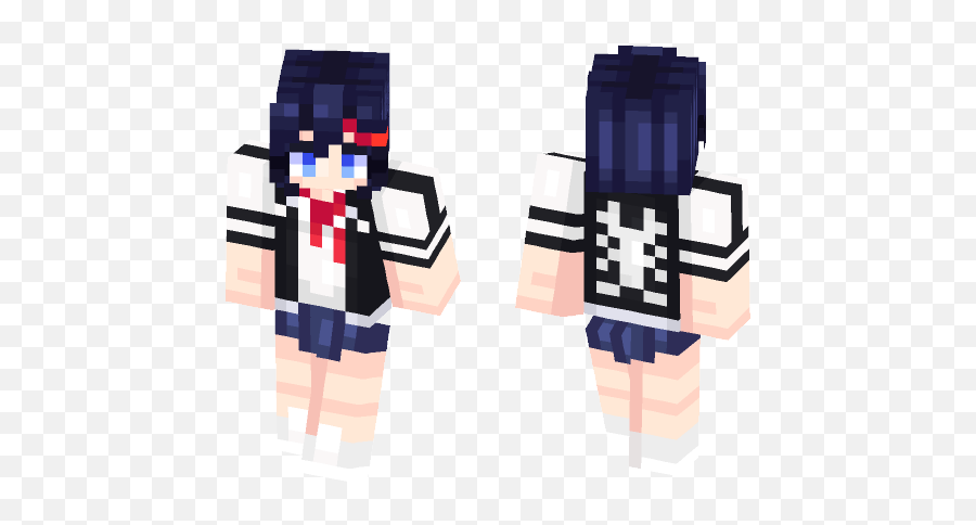 Get Ryuko Matoi Street Clothes Minecraft Skin For - Ryuko Matoi Minecraft Skin Png,Ryuko Matoi Png