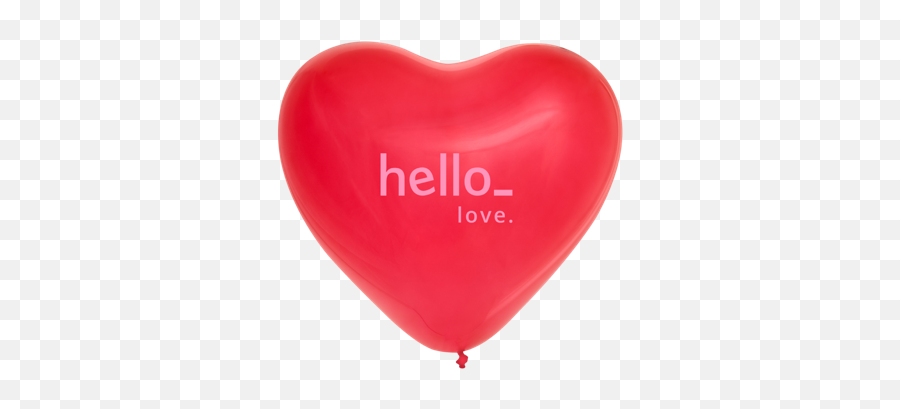 Heart - Shaped Balloons Helloprint Balloon Png,Heart Balloon Png