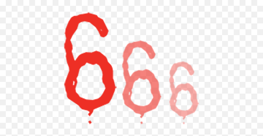 666 - Transparent 666 Png,666 Png