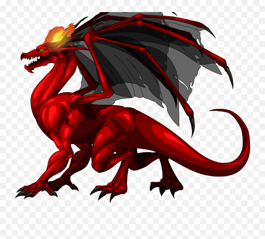 Adventure Quest Fire Dragon Png Image - Dragon Png Fire,Fire Dragon Png