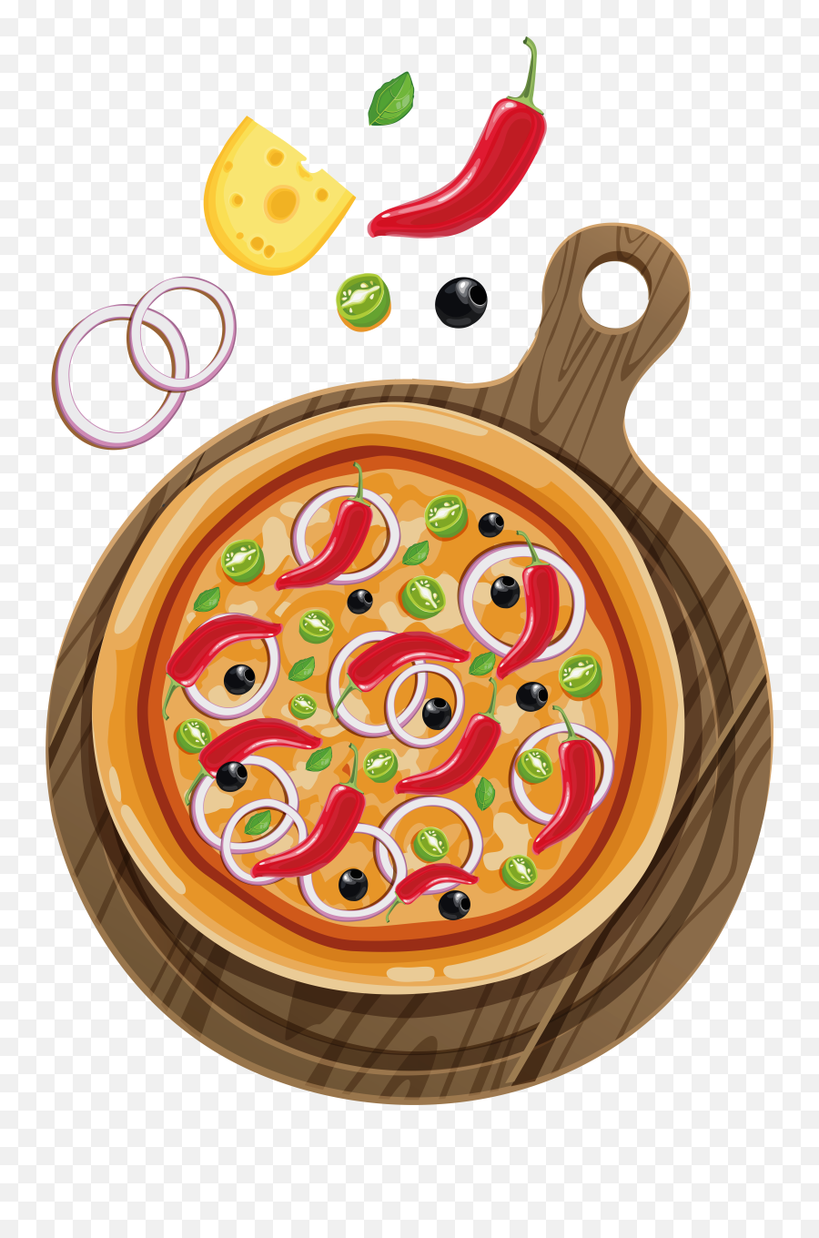 Pizza Png Cartoon