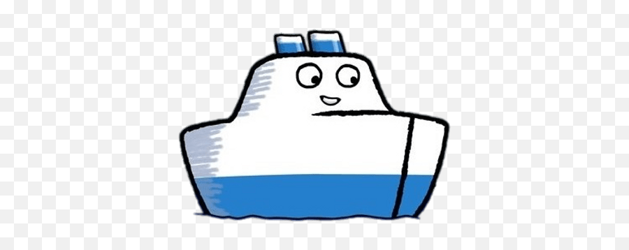 Toot The Tiny Tugboat - Stickpng Transparent Ferry,Cartoon Wave Png