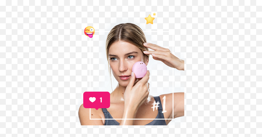 Foreo Luna Fofo Smart Cleansing Massager U0026 Skin Analyzer - Luna Fofo Smart Facial Cleansing Brush Png,Facial Png