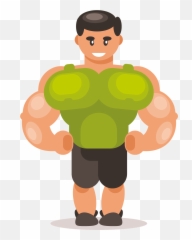 Bodybuilder Clipart - Builder png