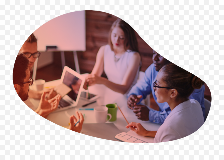 People Sitting - Millennial Career,People Sitting At Table Png