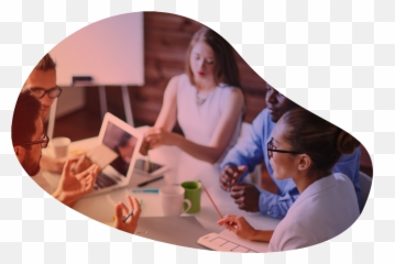 People Sitting - Millennial Career,People Sitting At Table Png