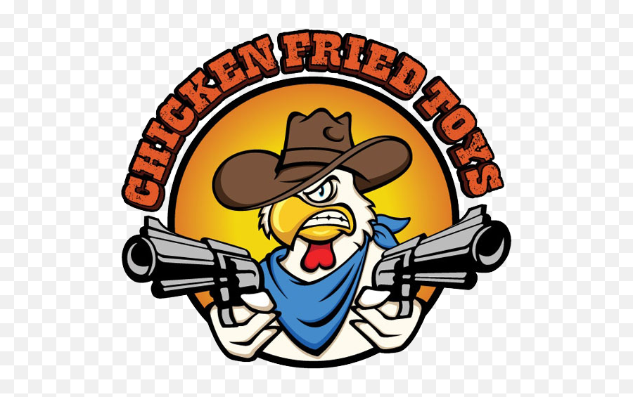 Texas Ranger U2013 Chicken Fried Toys Dime Novel Legends - Chicken With Gun Logo Png,Texas Ranger Logo