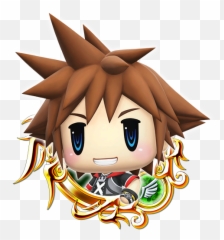Sora Woff Ver - Kingdom Hearts Insider World Of Final Fantasy Sora Png,Kingdom Hearts Sora Png