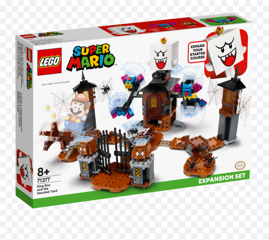 Lego Super King Boo And The - Lego Super Mario Boo Png,King Boo Png