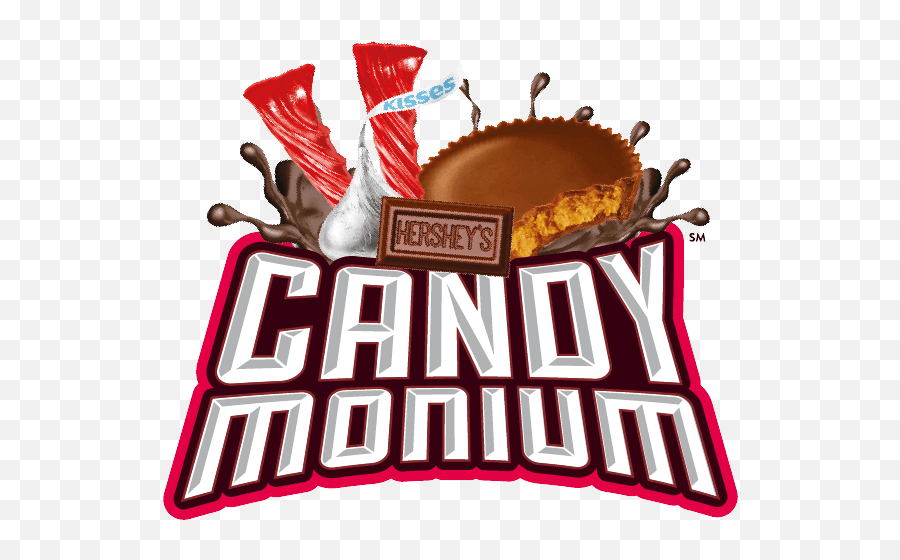 Chocolatetown - Candymonium Logo Hersheypark Png,Hershey's Kisses Logo