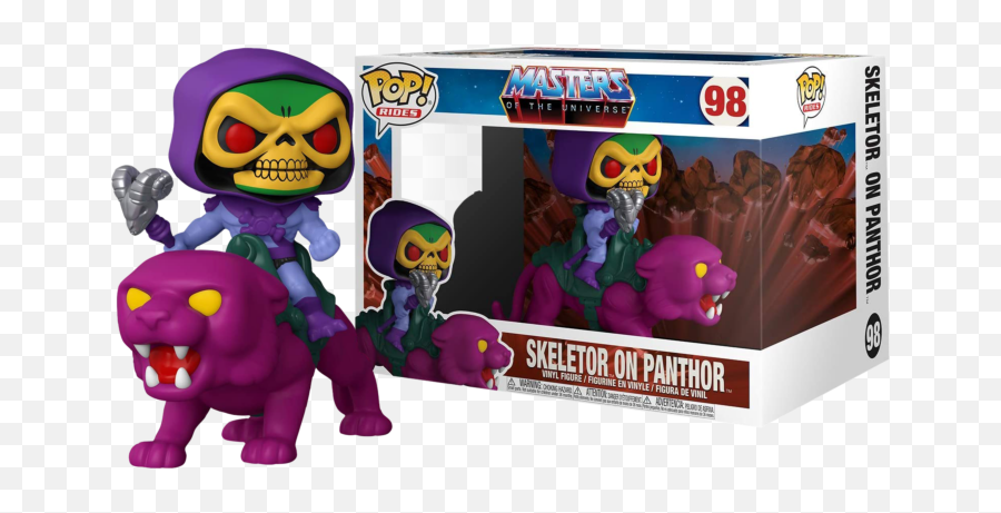 Funko Rides - Skeletor On Panthor Pop Png,Skeletor Transparent