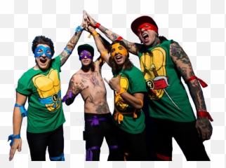 Pierce The Veil Ninja Turtles - Band png