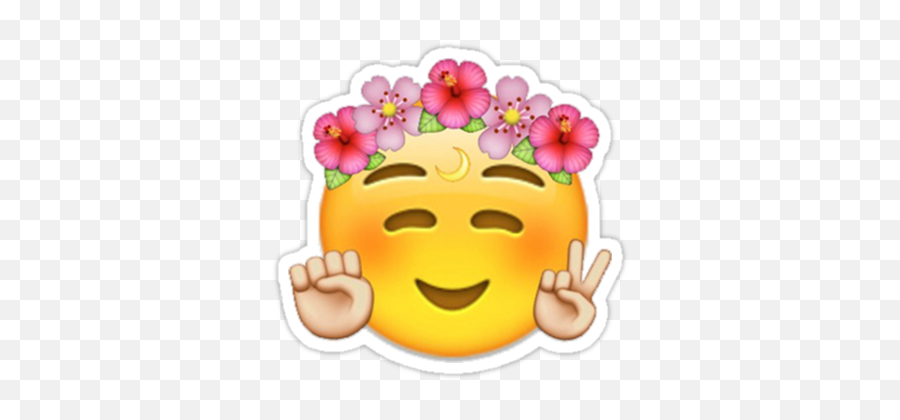 Download Crown Emoji - Transparent Cute Emoji Png,Peace Emoji Png