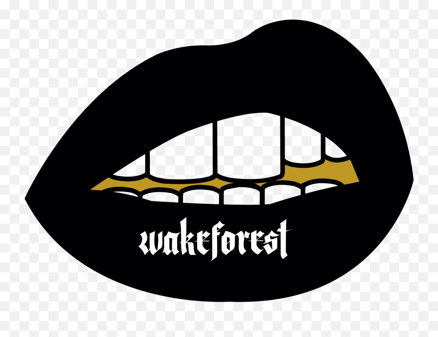 Wake Forest University Lip Tat - Happy Png,Wake Forest Logo Png