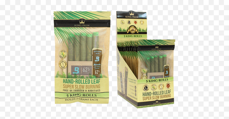 11 Best Cbd And Hemp Blunt Wraps - Organic And Vegan King Palm Box Png,Weed Blunt Png