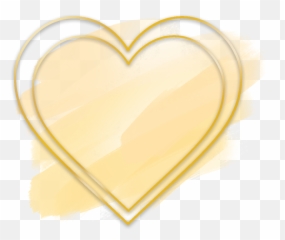 Love Heart Gold Brush Glitter - Photograph png