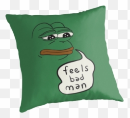 Sad Pillow Feels Bad Man - Pepe The Frog png