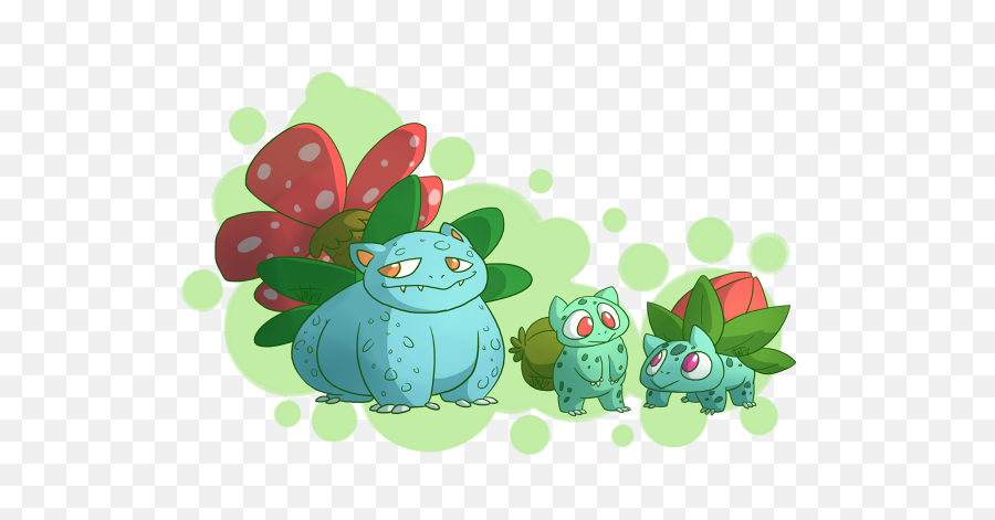 Download Bulbasaur Ivysaur Venusaur - Cartoon Png,Venusaur Png