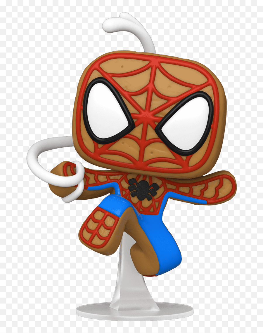 Funko Releases Sweet New Gingerbread Marvel Heroes - Funko Pop Gingerbread Spider Man Png,Wonder Woman Gay Icon