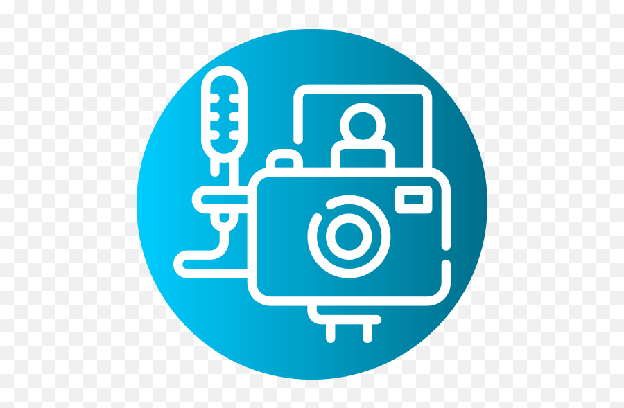 Vlog Icon - Digital Camera Png,Video Camera Flat Icon