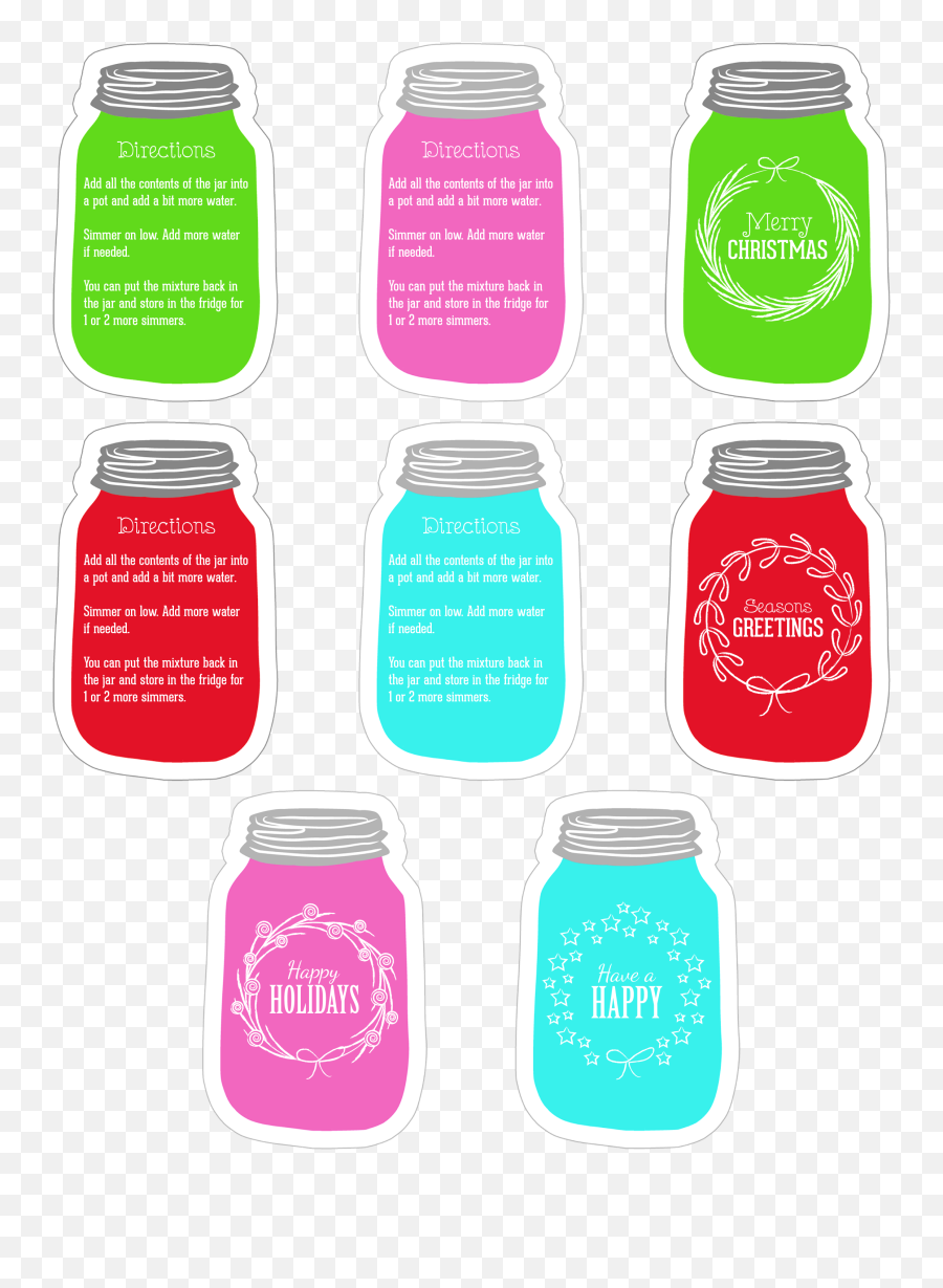 Mason Jar Gift Diy Simmering Pot U0026 Candle With Free Png Simmer Icon 2009