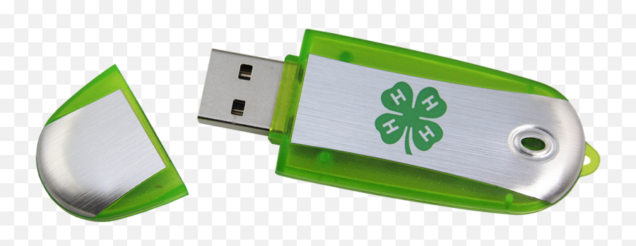 4 - H Twotone 4gb Flash Drive Png,Flash Drive Png